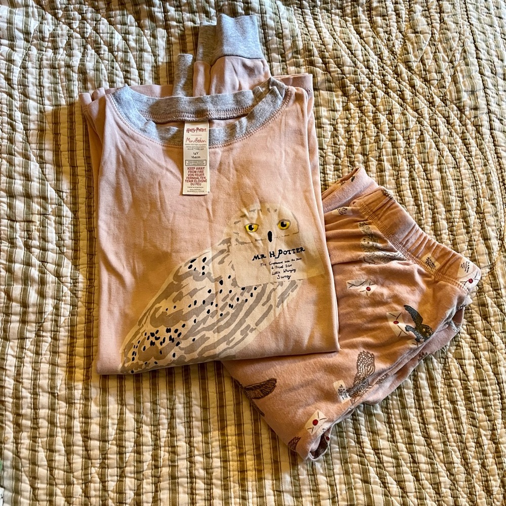 Mini Boden Harry Potter Pajamas - Hedwig size 14